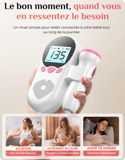 Doppler fœtal – Un moment d’écoute privilégié avec bébé