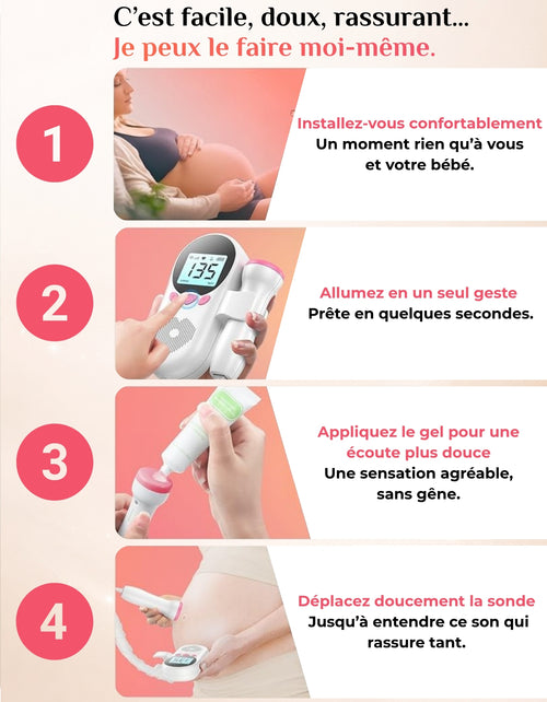 Doppler fœtal – Un moment d’écoute privilégié avec bébé